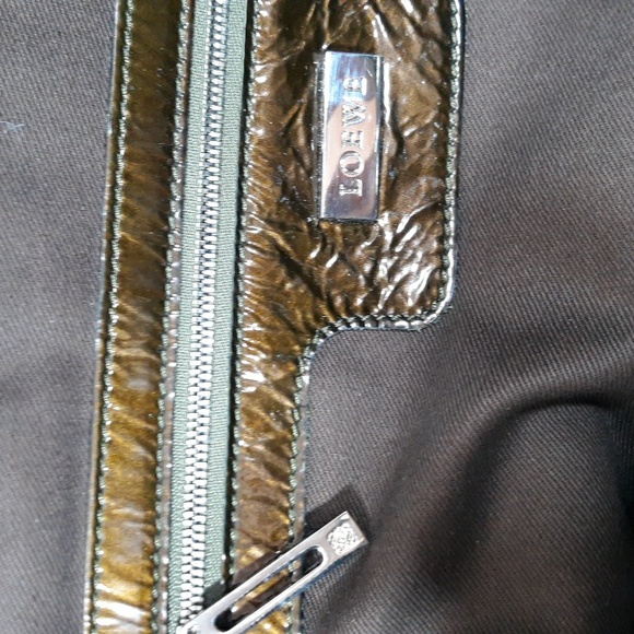 Loewe Amazona 36 Brown Patent Leather Lock and Key - Picture 11 of 16